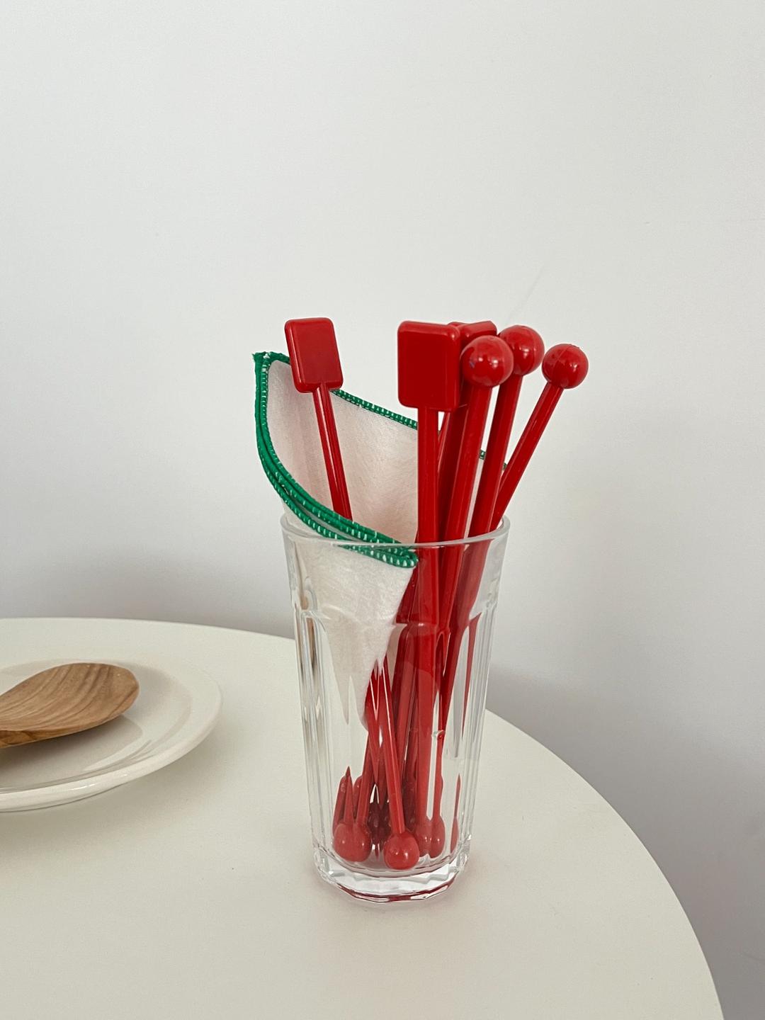 pom pom  muddler (set of 2)