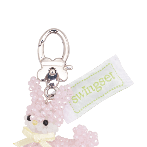 Baby Pink Rabbit Key Ring