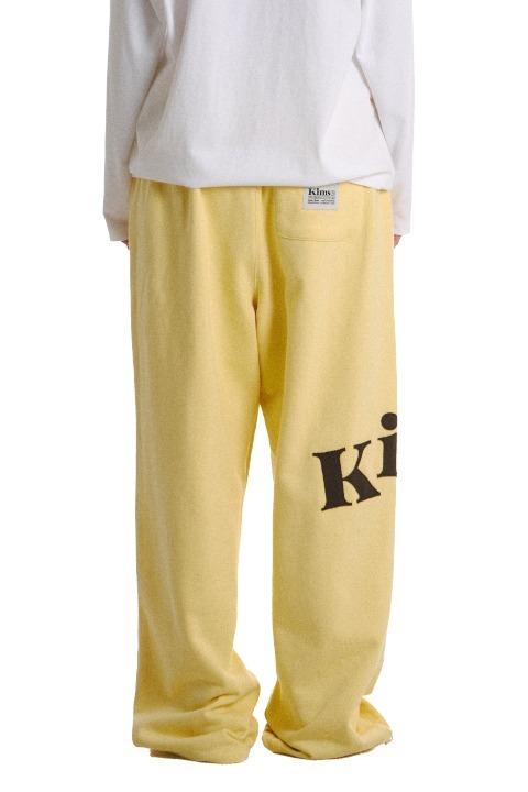 Messy Alpha App Sweatpants Yellow