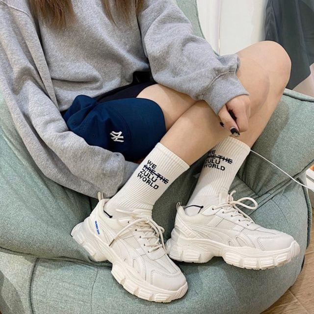 카이난 통굽 운동화 굽4cm