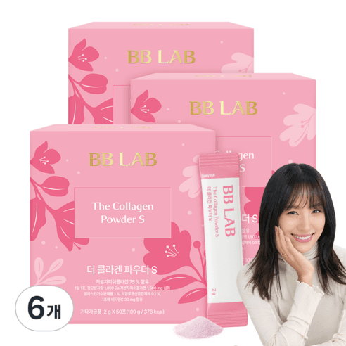비비랩 더 콜라겐 파우더S, 100g, 6개 - 히알루론산/콜라겐 | 쿠팡