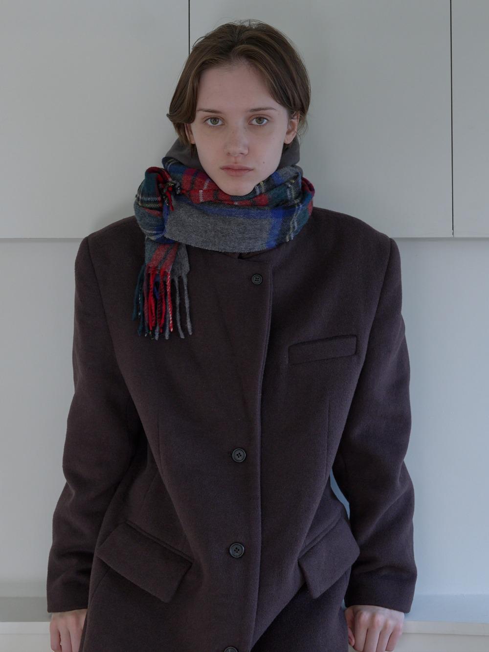 CLASSIC CHECKED MUFFLER (grey)