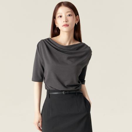 이런 상품 어때요? [네이버 단독] 로엠 드레이프 반팔 티셔츠 RMHWF37RT8