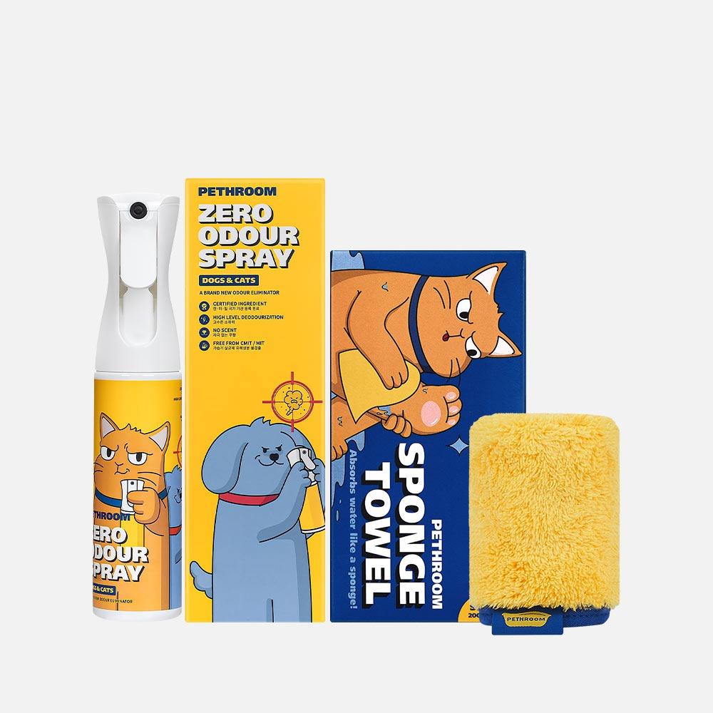 클린 세트 (오도어스프레이+타월S)