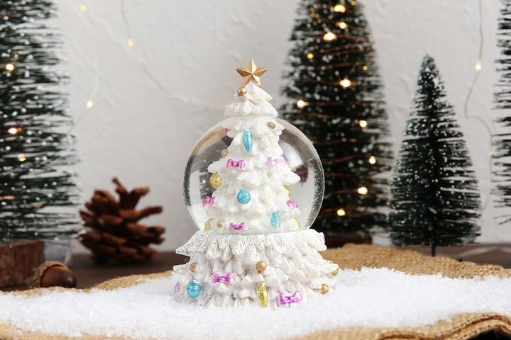 크리스마스 화이트 트리 스노우볼 워터볼  - sd119 막스(MARKS)