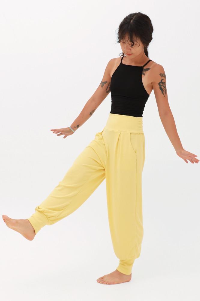 Chandra yoga pants [ lemon ]