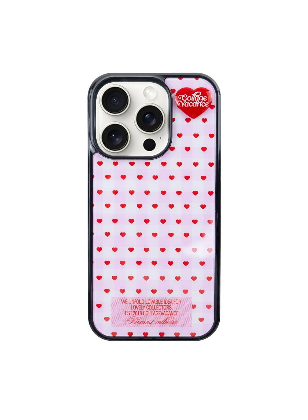 Heart Logo Pendant Glass Bumper Case (Heart Type)