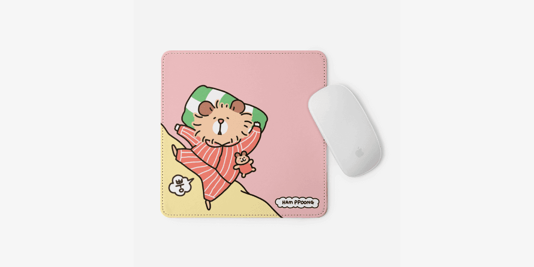 드르렁뿡 사각형 마우스패드