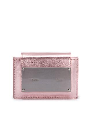 ACCORDION WALLET IN INDIAN PINK