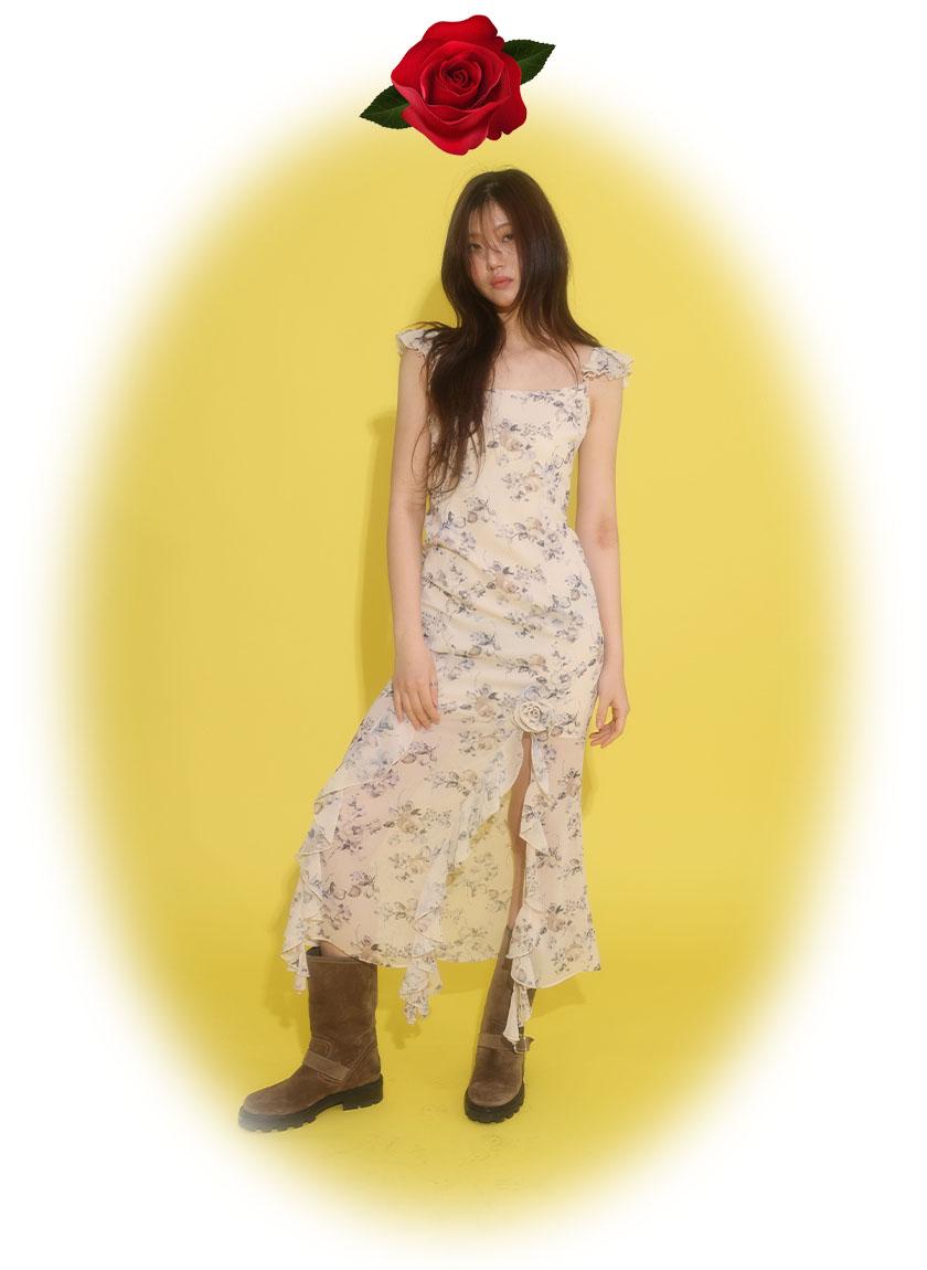 Mermaid of the City Dress (Cream)