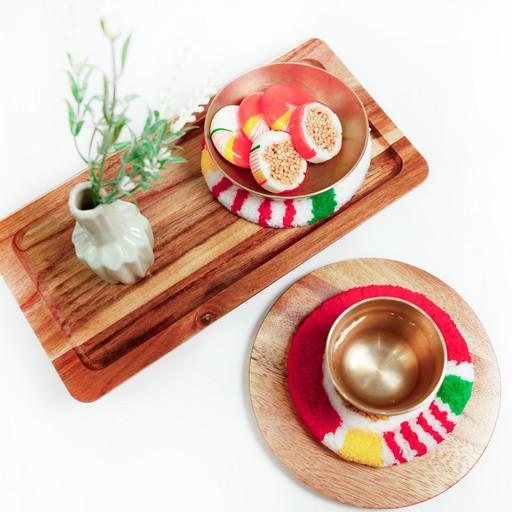 옥춘 티코스터 / 미니러그