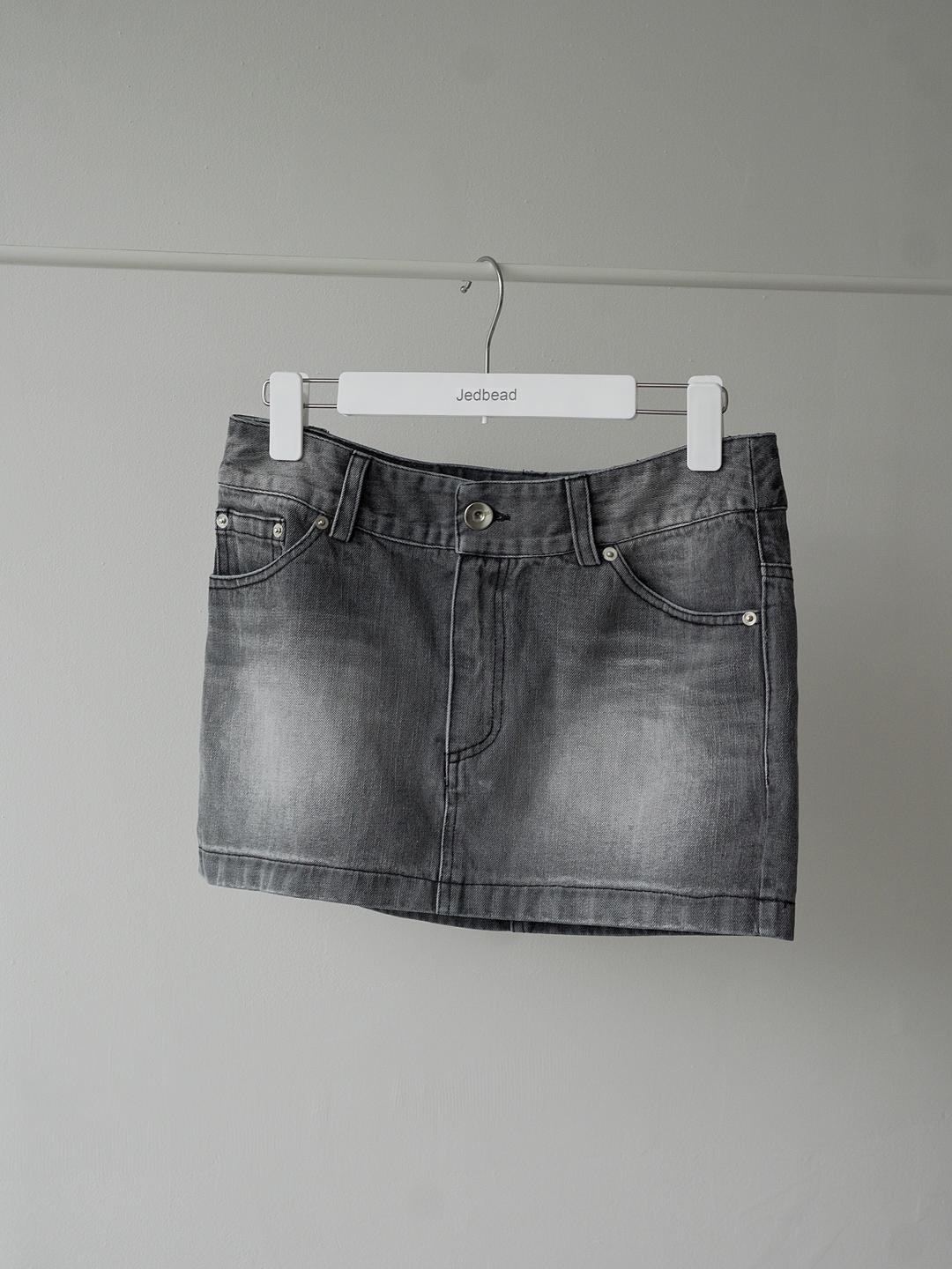 Low waist skirt [Denim Gray.] (예약배송)