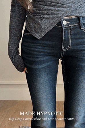 히프나틱 [MADE:자체제작]힙딥커버 골반패드 데님 부츠컷팬츠[아담/롱ver]