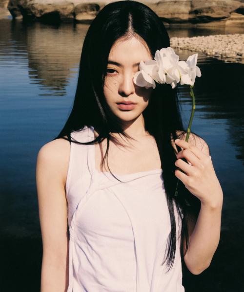 3-Layered Braided Sleeveless (FL-128_White)