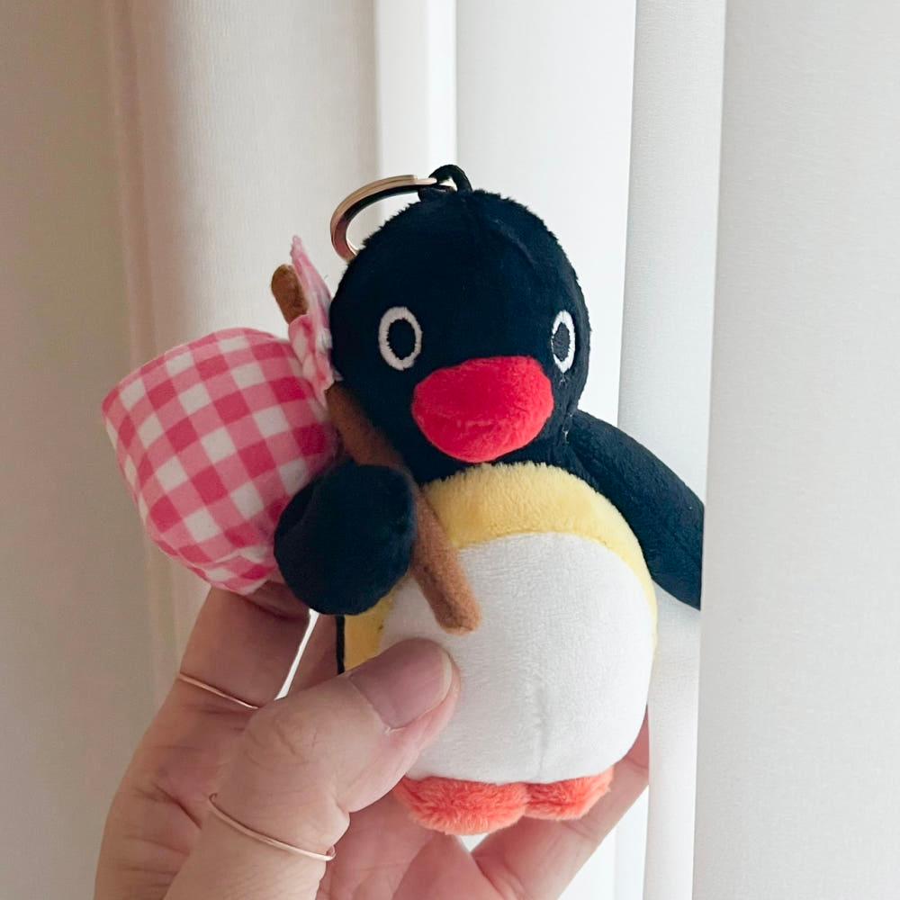 핑구 보따리 키링 가방고리 펭귄 인형 굿즈 팝업