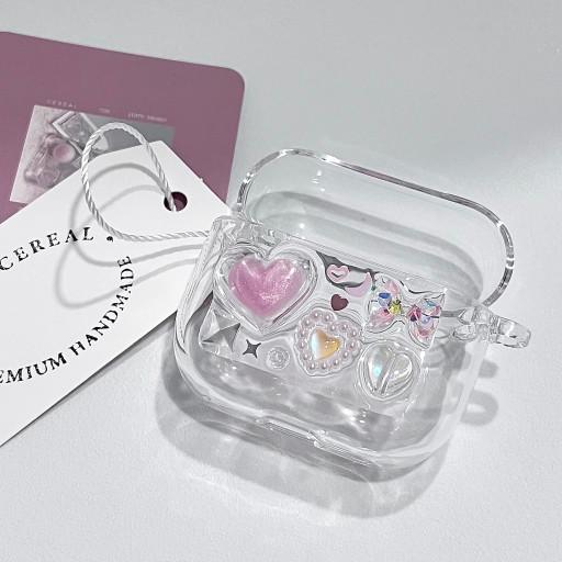 에어팟케이스💗🏹하트 속 하트 :Pink signal