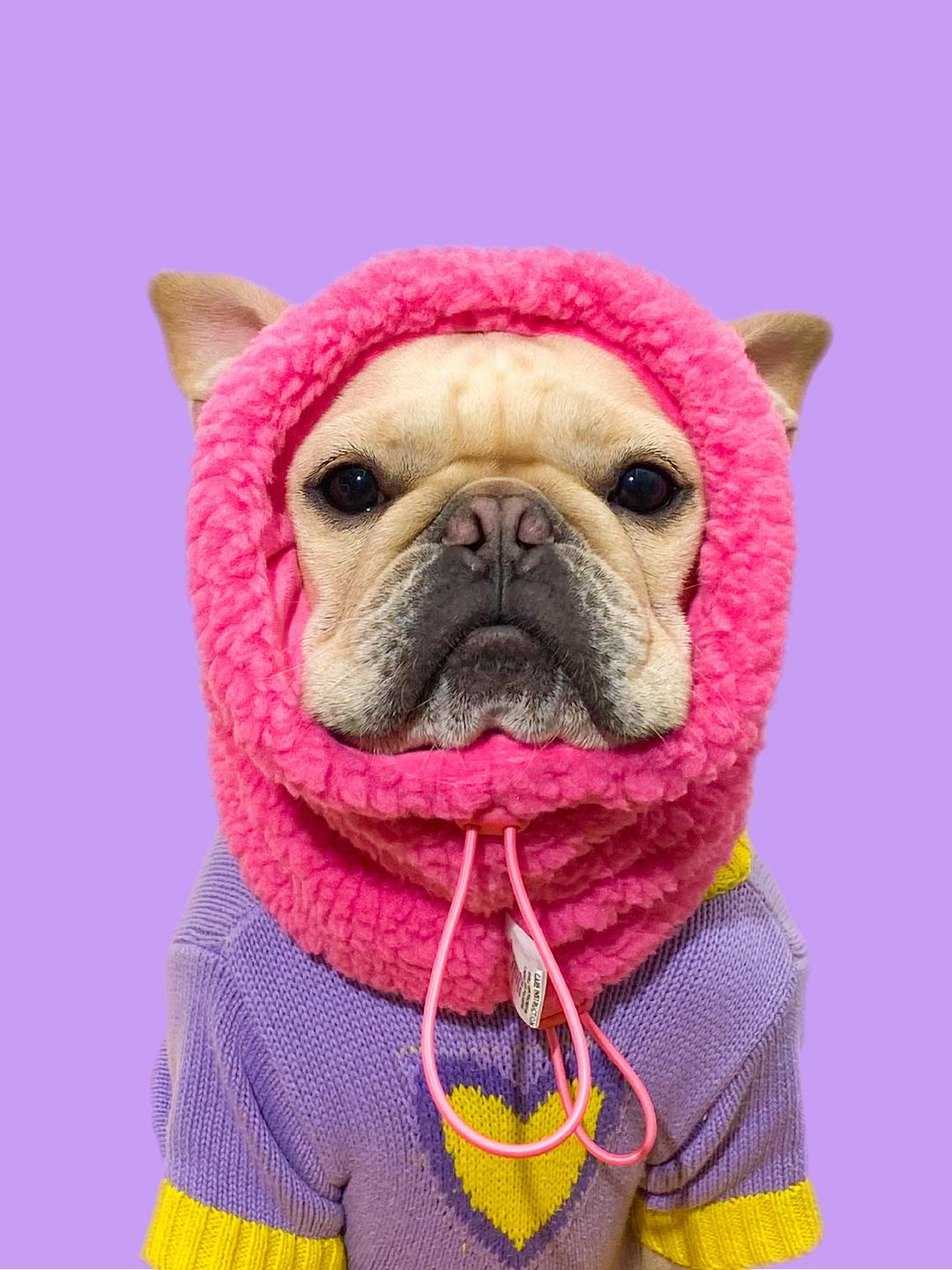 TOOF PUPPY NECKWARMER - PINK