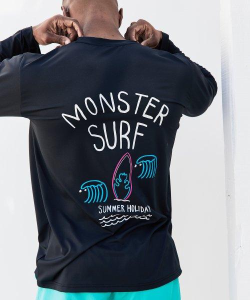 몬스터서핑 래쉬가드 롱슬리브 (3color) / BM230212