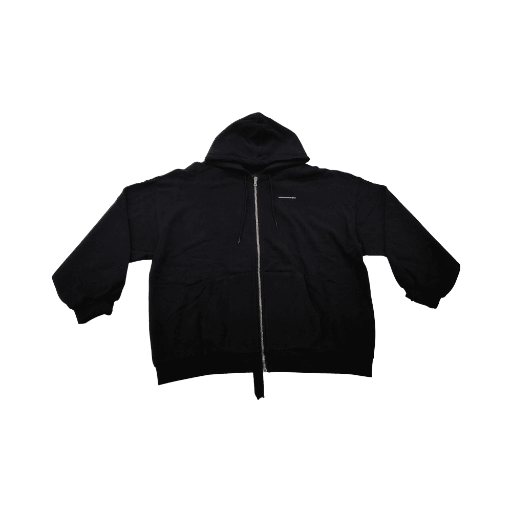 피스마이너스원 오버사이즈 후드 집 업 #1 블랙