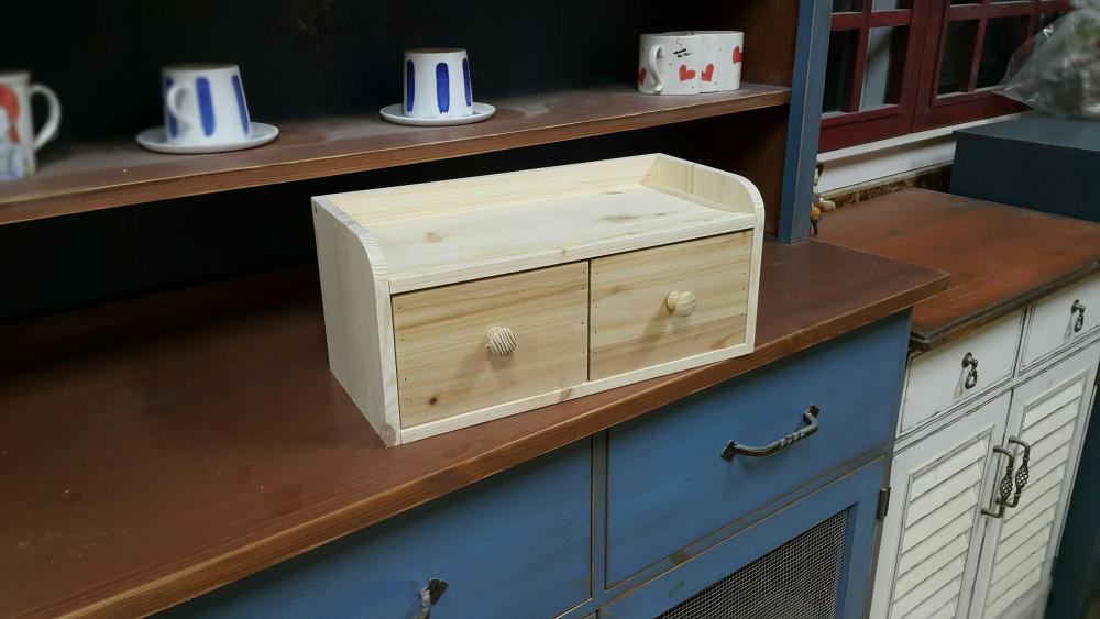 별나무 DIY 별헤는나무 원목소품 원목반제품 / 공예 수업용 반제 완전조립반제 / 두칸서랍함' 원목보관함 조립되어진 반제품