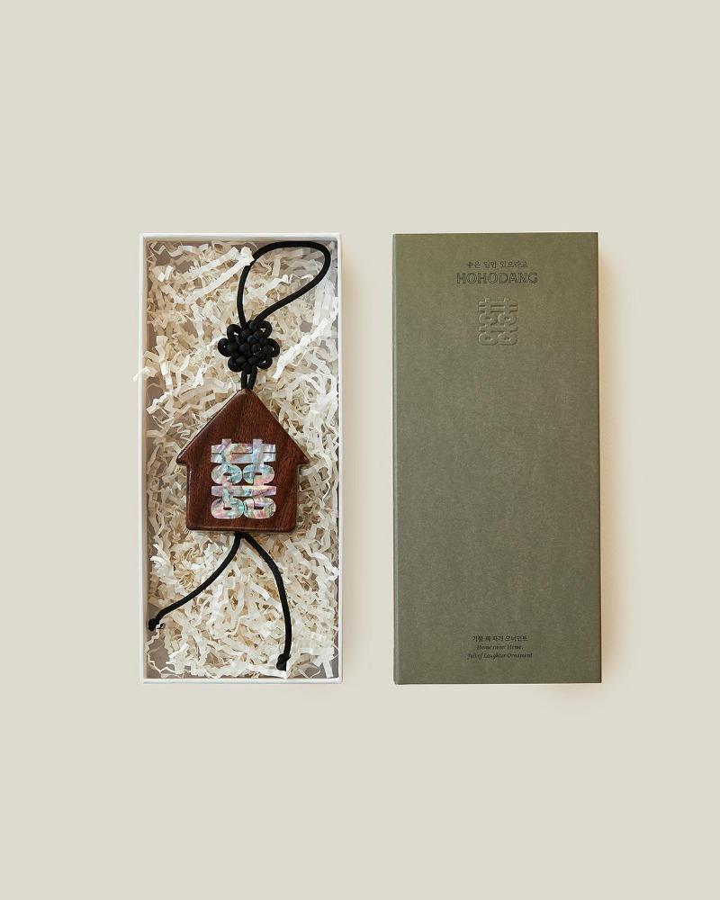 [무료 보자기 포장] 기쁠 '희\' 자개 오너먼트