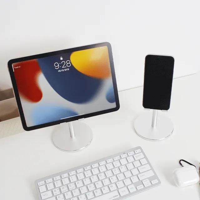 높이조절 태블릿 아이패드 알루미늄 거치대