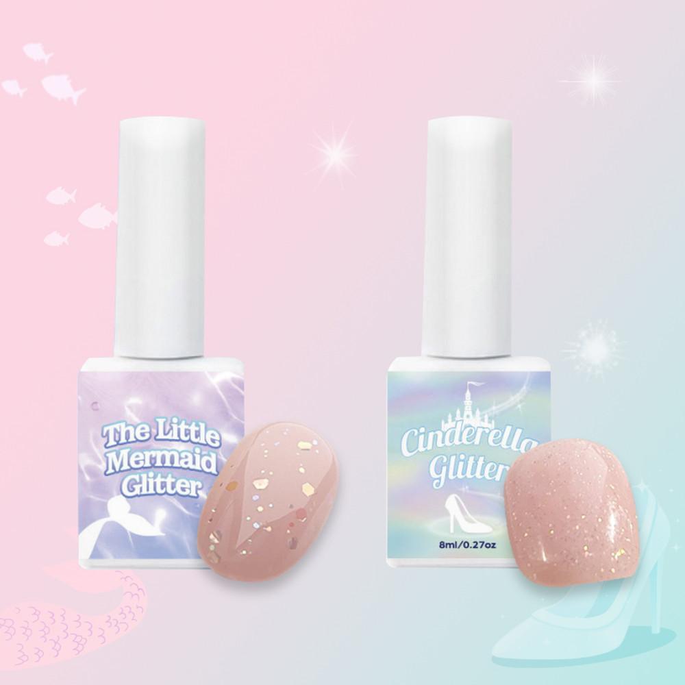 잇츠릿네일 인어공주 신데렐라 글리터젤 세트