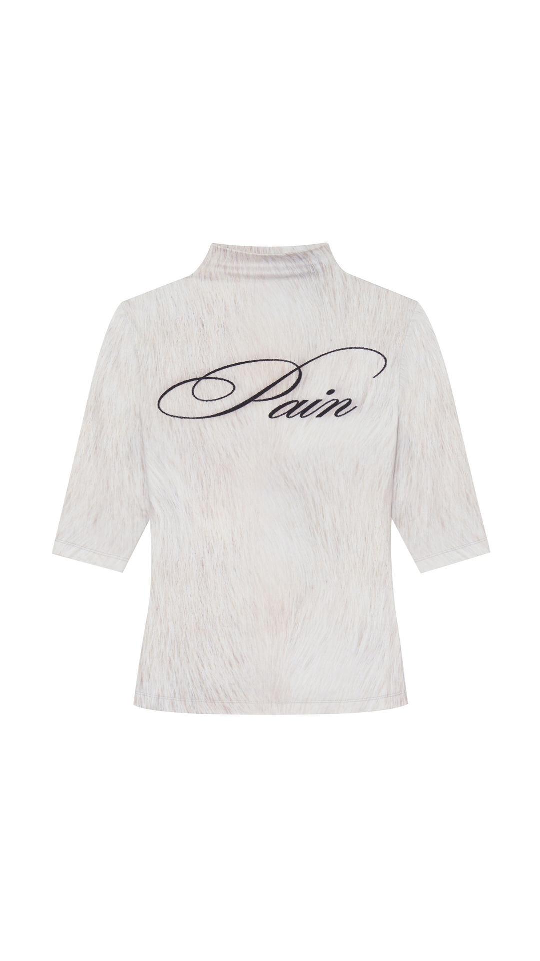 [bonnae] Pain mock neck top (Ivory)