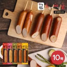 오븐에 빠진 닭 [오빠닭] 닭가슴살 통통소시지 70g 5종 10팩, 혼합10팩맛별2팩