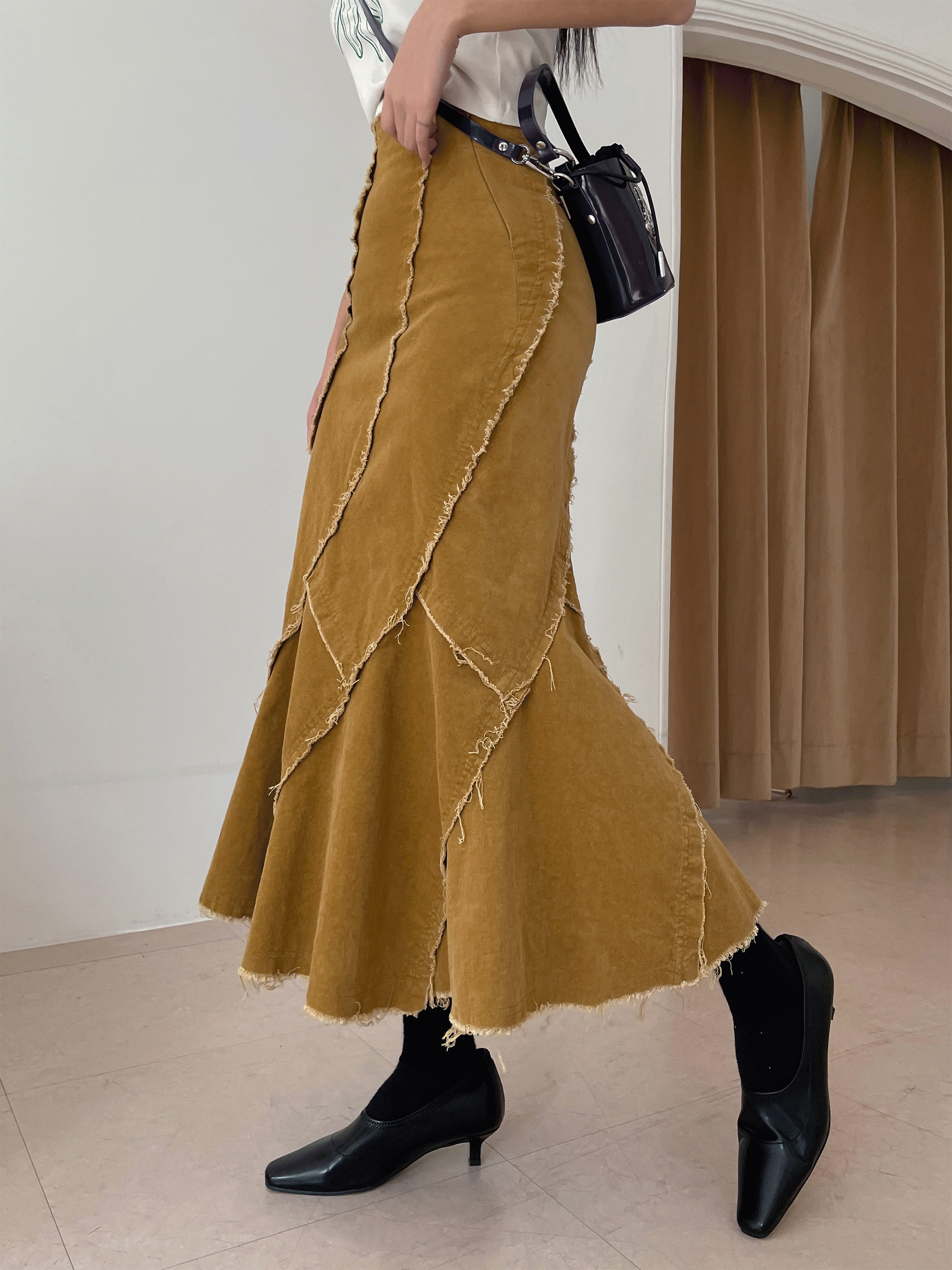 Patchwork mermaid skirt