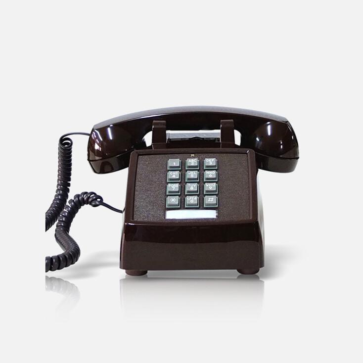 [코텔코] Made in USA 코텔코 빈티지 데스크 유선전화기 브라운