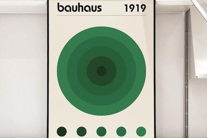 미드센추리모던 포스터 액자 96종 - 바우하우스 그린써클