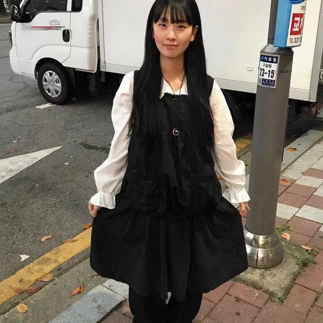 (2c/도톰/귀여움 끝판왕)겨울 도트 스커트 팬츠