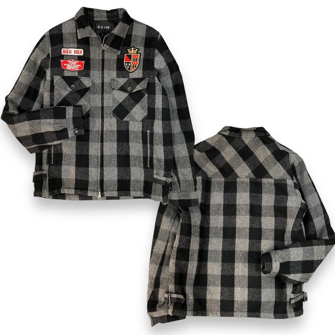 배드보이 체크 투웨이 울 자켓 y07078 | 후루츠패밀리