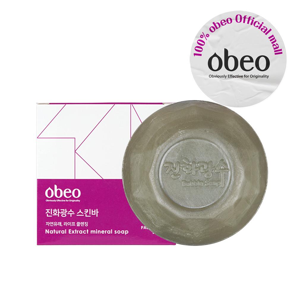 오베오 진화광수 스킨바 클렌징 세안 세수 바디 비누 피부개선임상