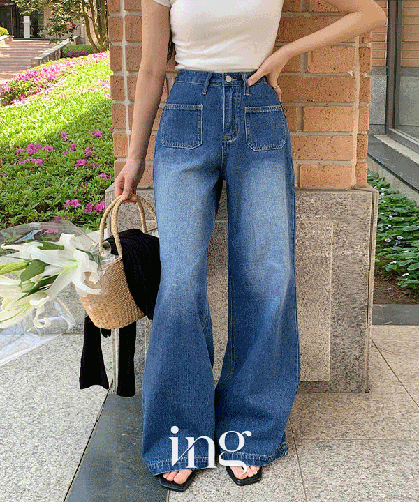 [여름][made/4size]리업 워싱 와이드 데님 팬츠 -3color