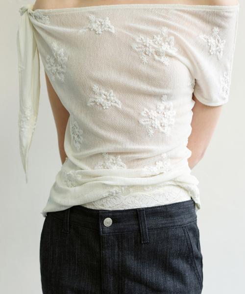 LACE WAIST BAND - OFF WHITE