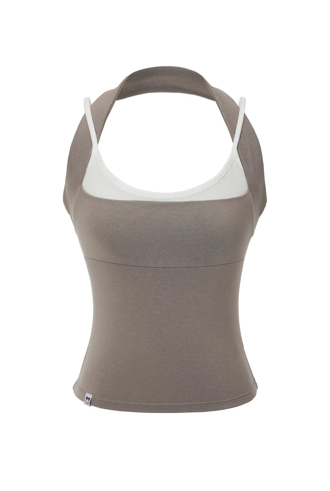 Ginger halter top