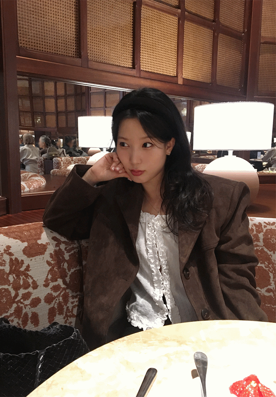 [퍼안감] 커런트 싱글 스웨이드 자켓 2color