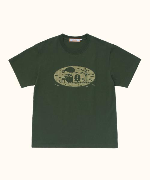 픽셀피크닉 티셔츠(딥그린)