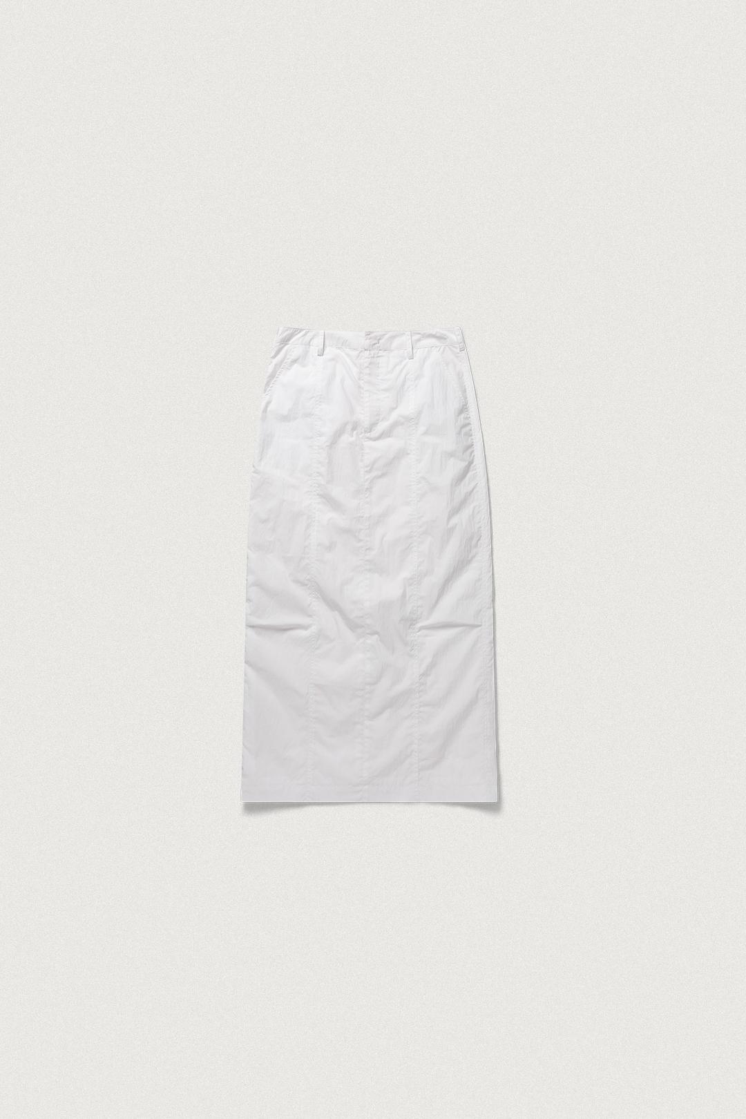 CRISPY MAXY SKIRT [WHITE]