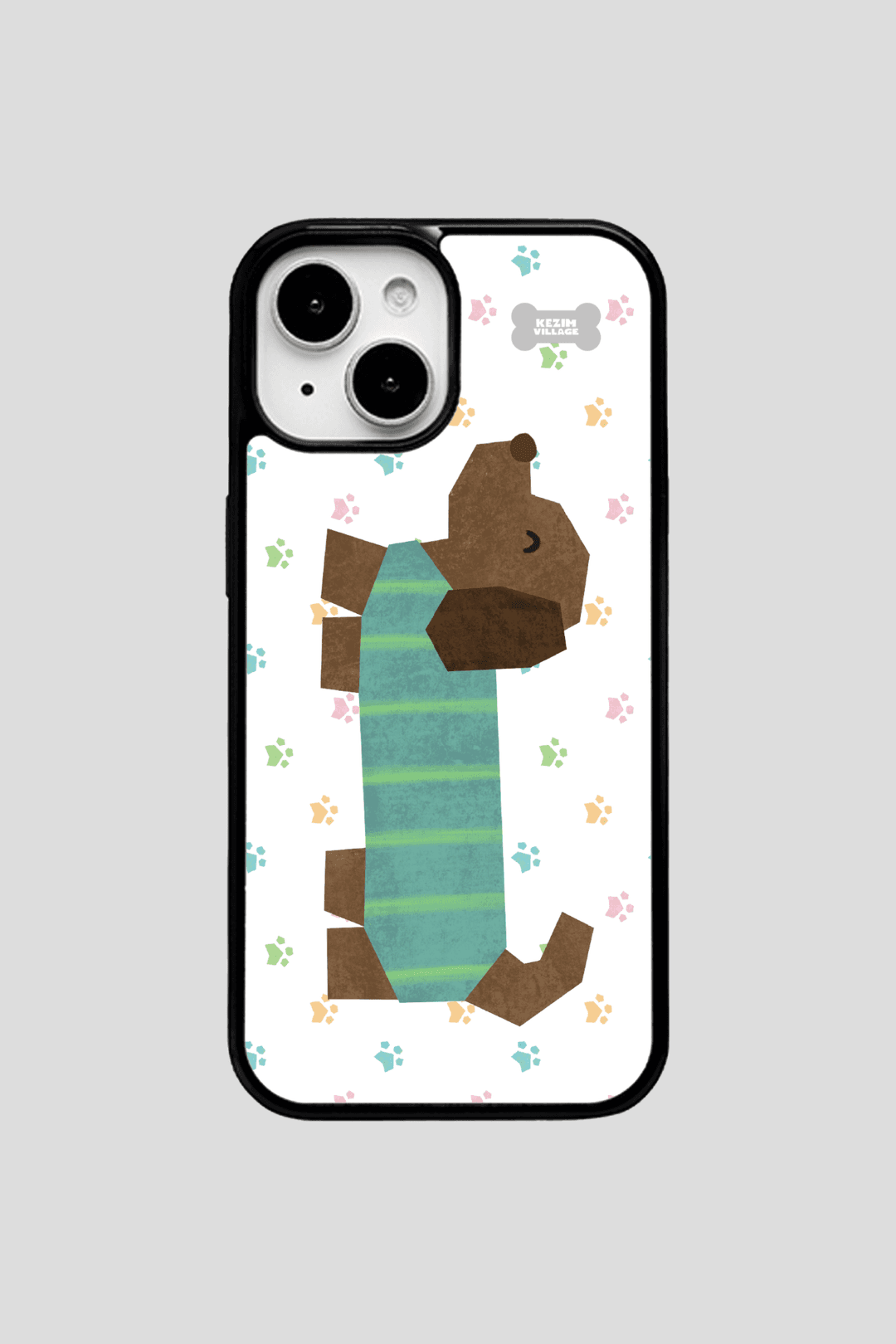 PUPPY WHITE case (glass bumper)