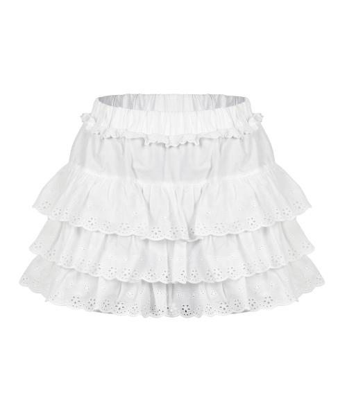 리리 프릴 스커트 [WHITE]