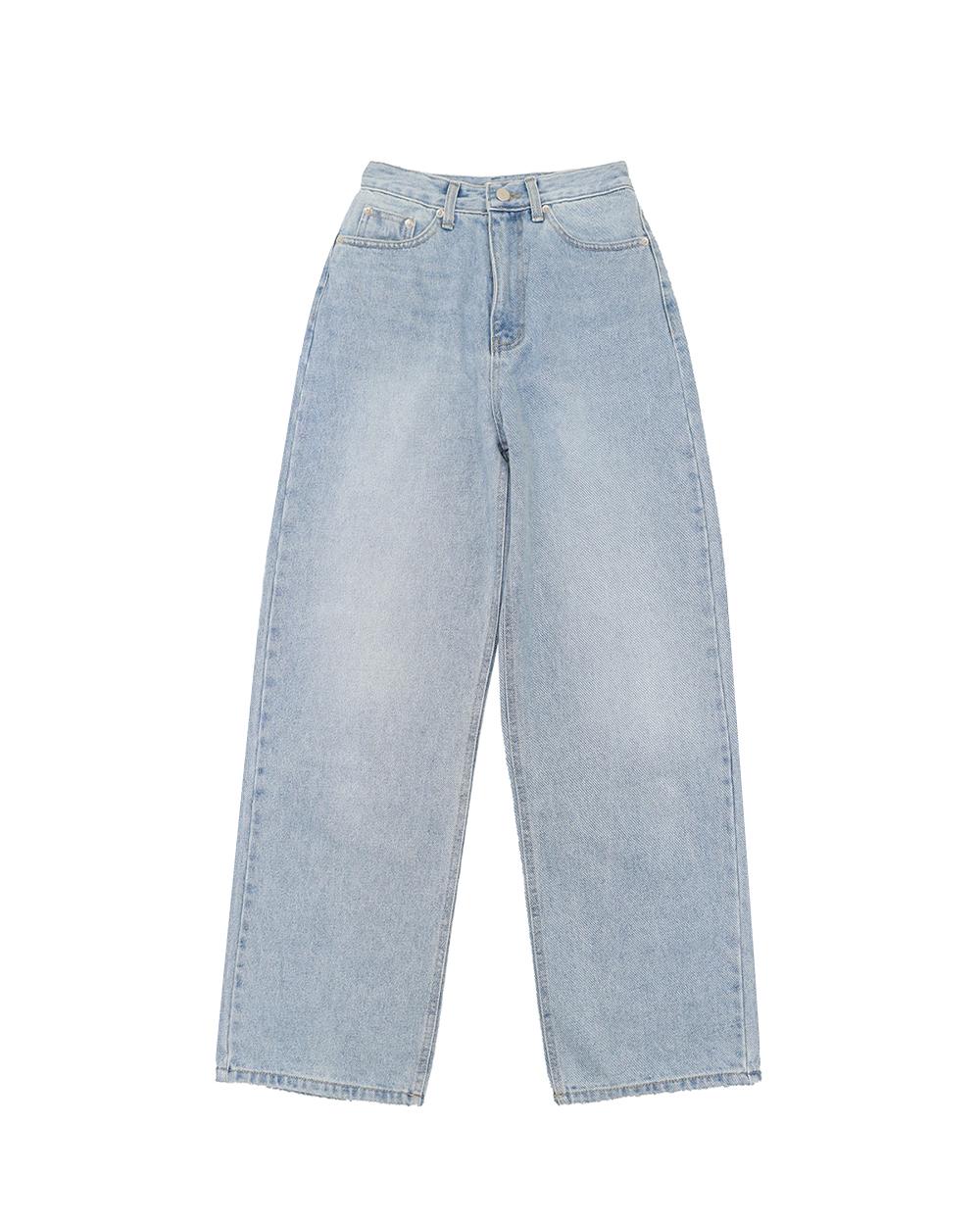 FADED WIDE DEMIN (LIGHT BLUE)