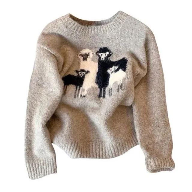 [겨울신상+깜짝세일]램 풀오버 니트