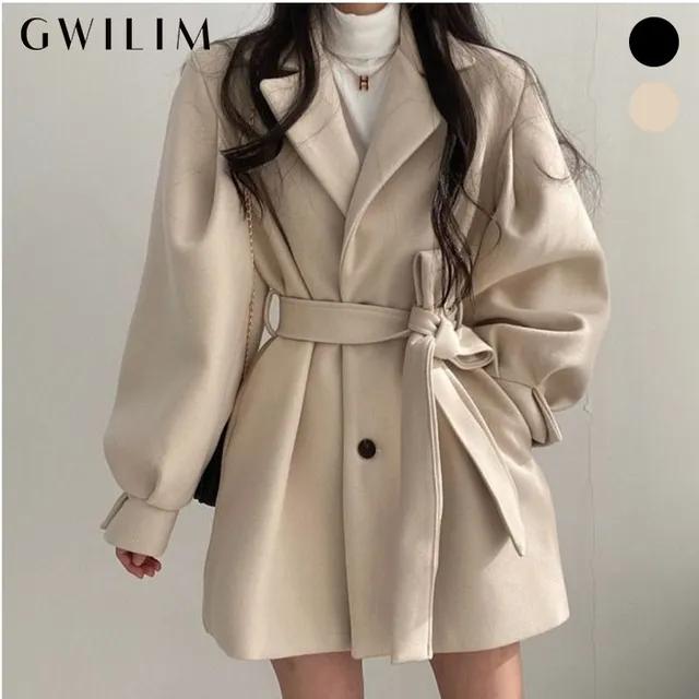 (귈림) 세미오버핏 하프 자켓형 코트(GBFCT001P)