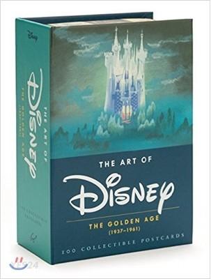 The Art of Disney The Golden Age (1928-1961) 100 Collectible Postcards 아트 오브 디즈니 골든 에이지 엽서 100장 박스 세트