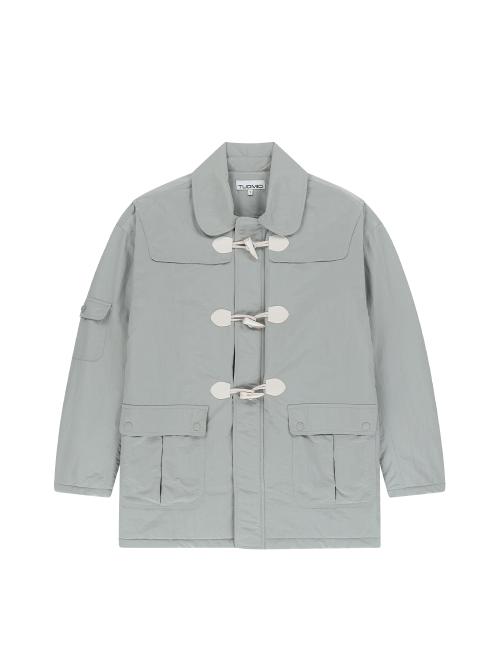 DUFFLE PADDED COAT [LIGHT GREY]