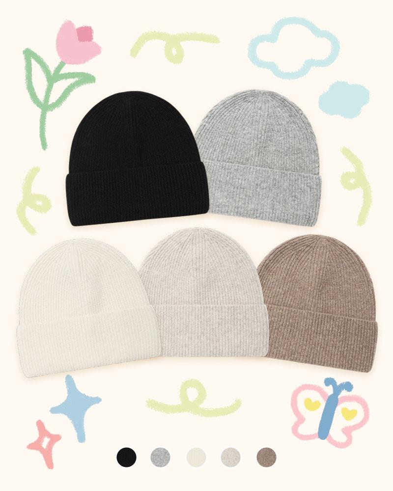 [NCT 해찬, Riize 원빈 앤톤, BOY NEXT DOOR 태산] SOFT KNIT BEANIE (5color)