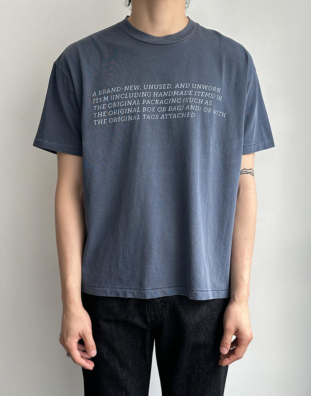 90s VTG-Like Tee / Description (Washed Navy)